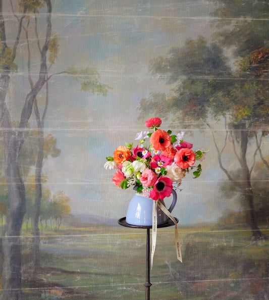 Jarra con flores · S