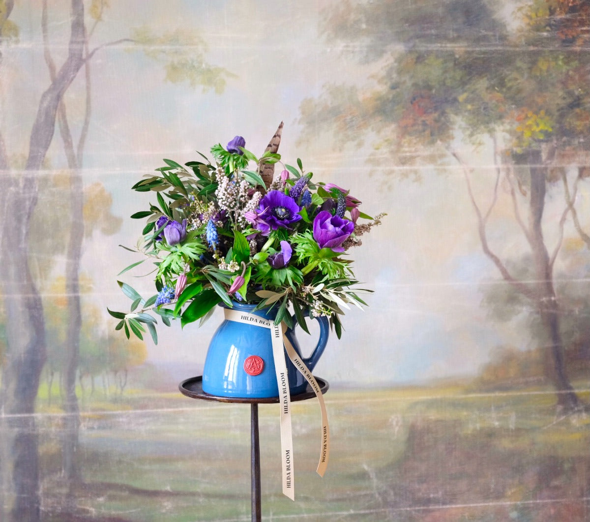 Jarra con flores · S