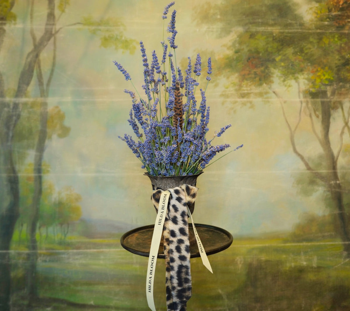 Copa Garden con lavanda seca