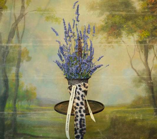 Copa Garden con lavanda seca