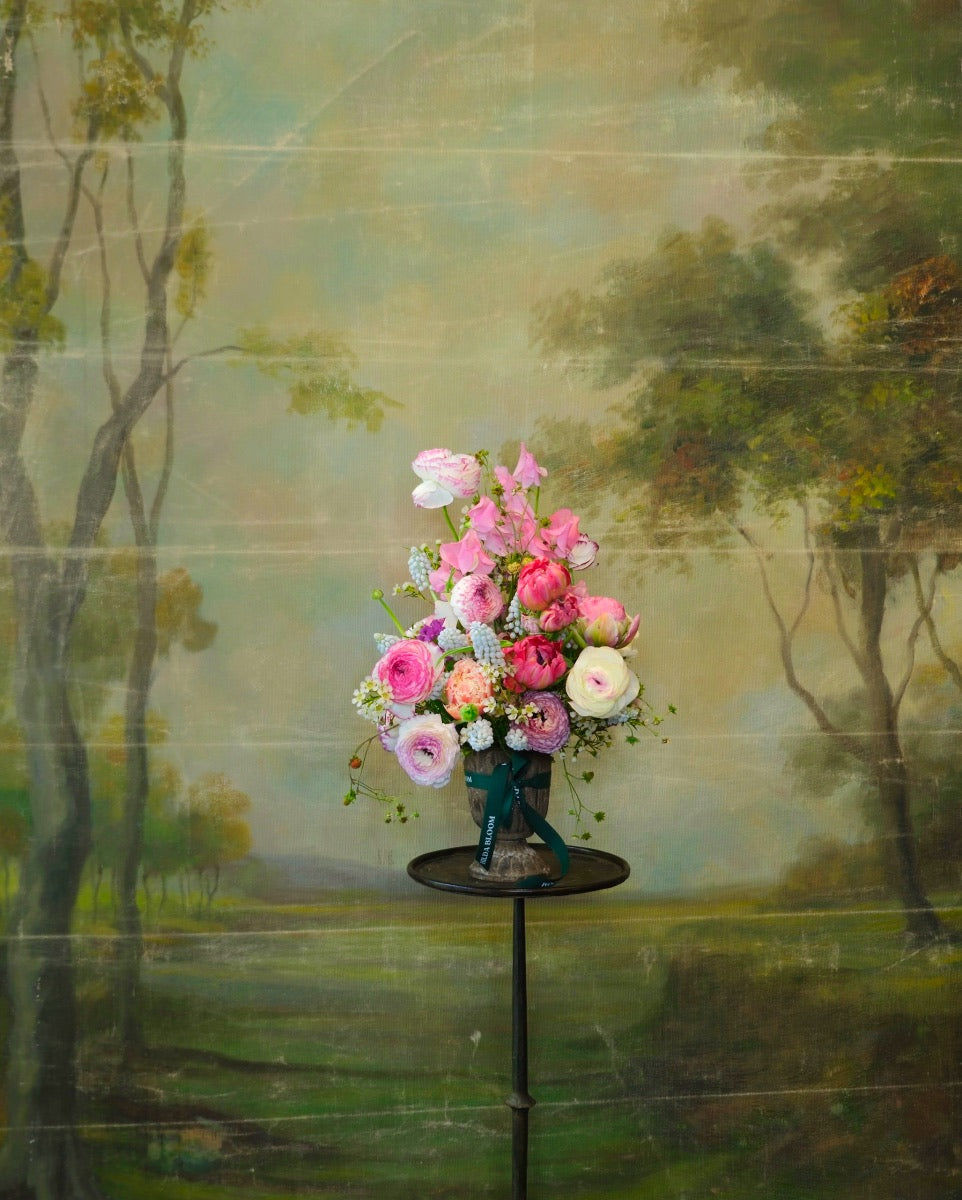 Copa Garden con flores